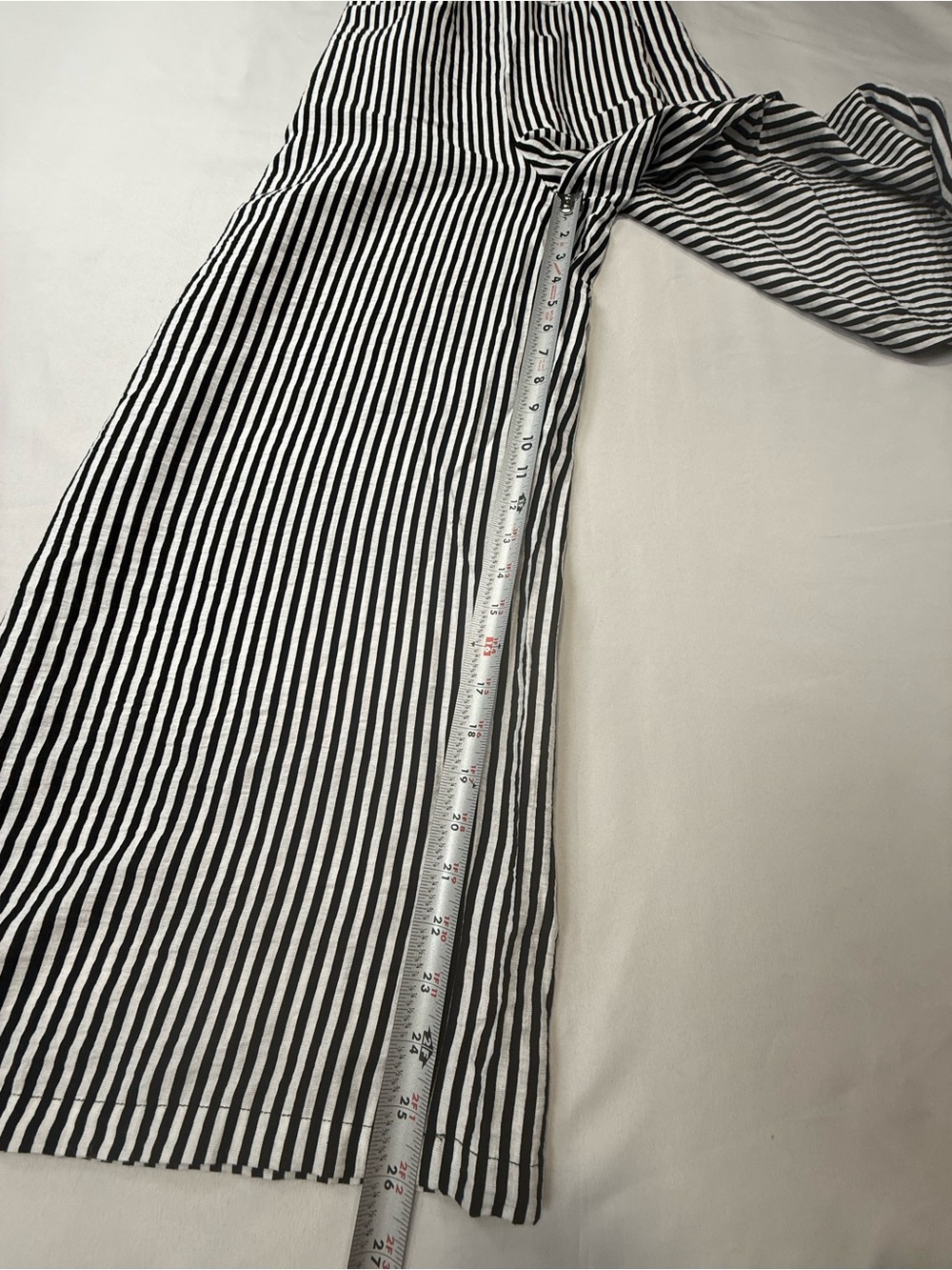 Cupshe Black & White Vertical Stripe Wide-Leg Jumpsuit - Picture 10 of 16